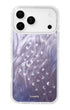 Purple Celestial Bloom Phone Case With Shimmer Finish