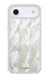 Chic Natural Mother Of Pearl Phone Case Adding Classic Charm