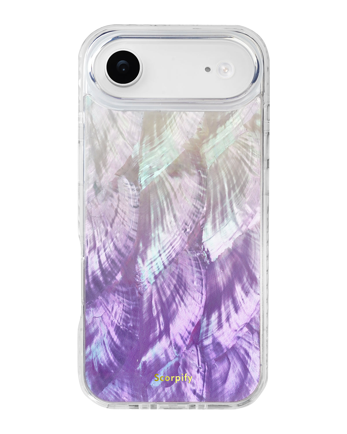 Chic Purple Mother Of Pearl Phone Case Adding Subtle Glow