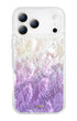 Elegant Purple Mother Of Pearl iPhone 17 Case With Glossy Finish