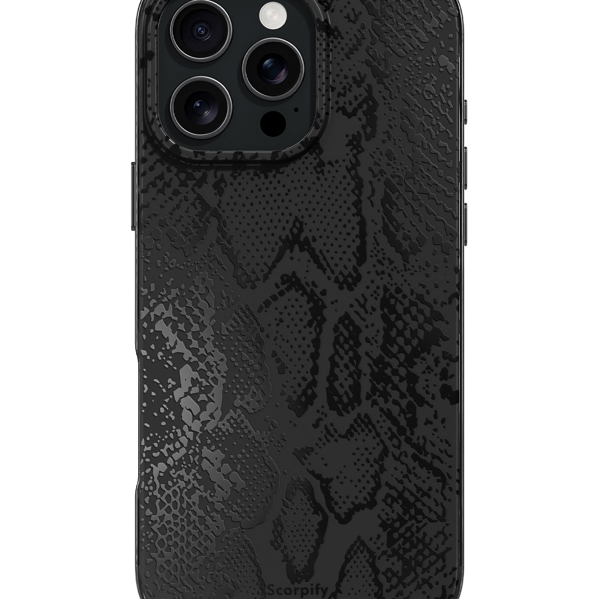 Matte Black Snake Magnetic iPhone Case