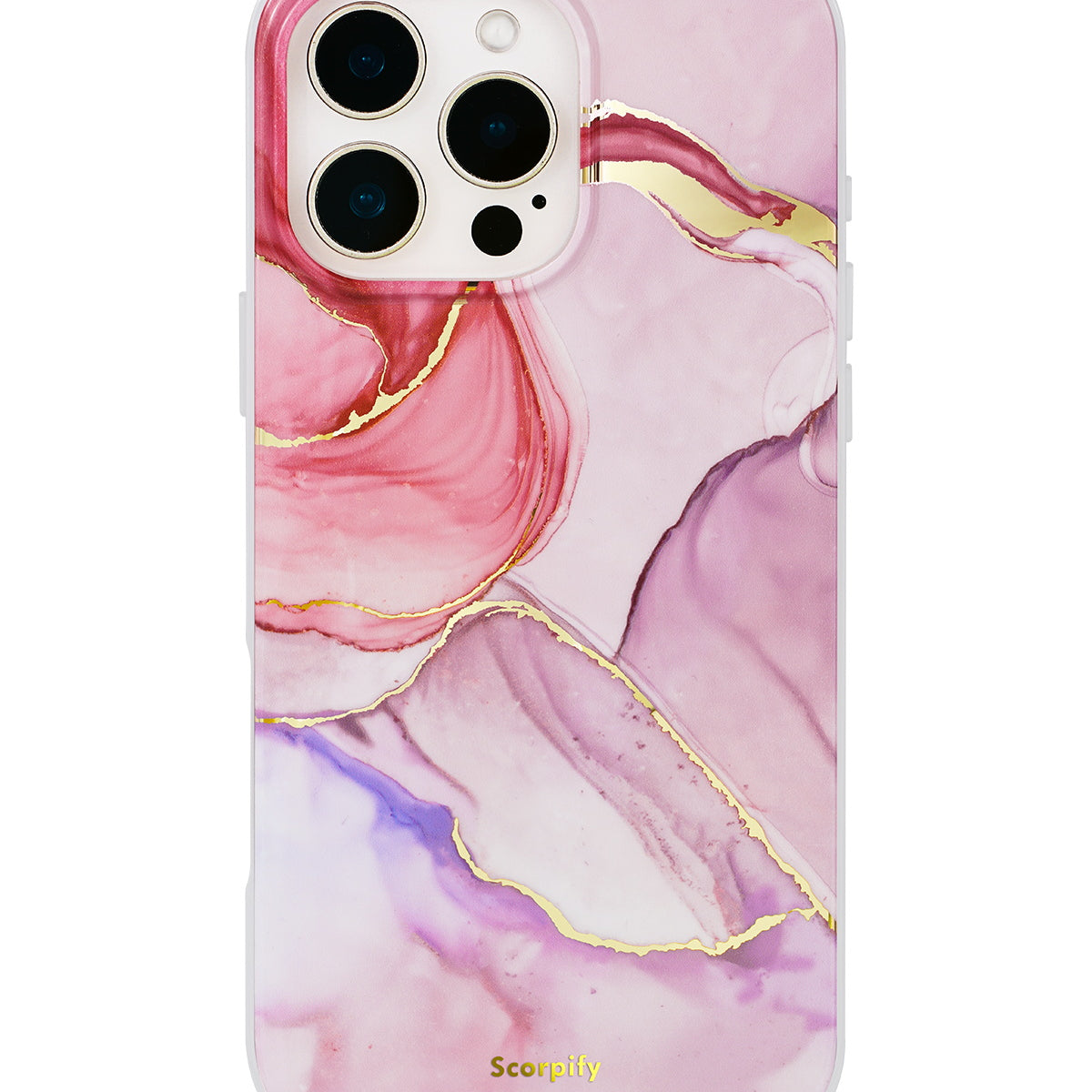 Pink Flange Crystal Magnetic iPhone Case