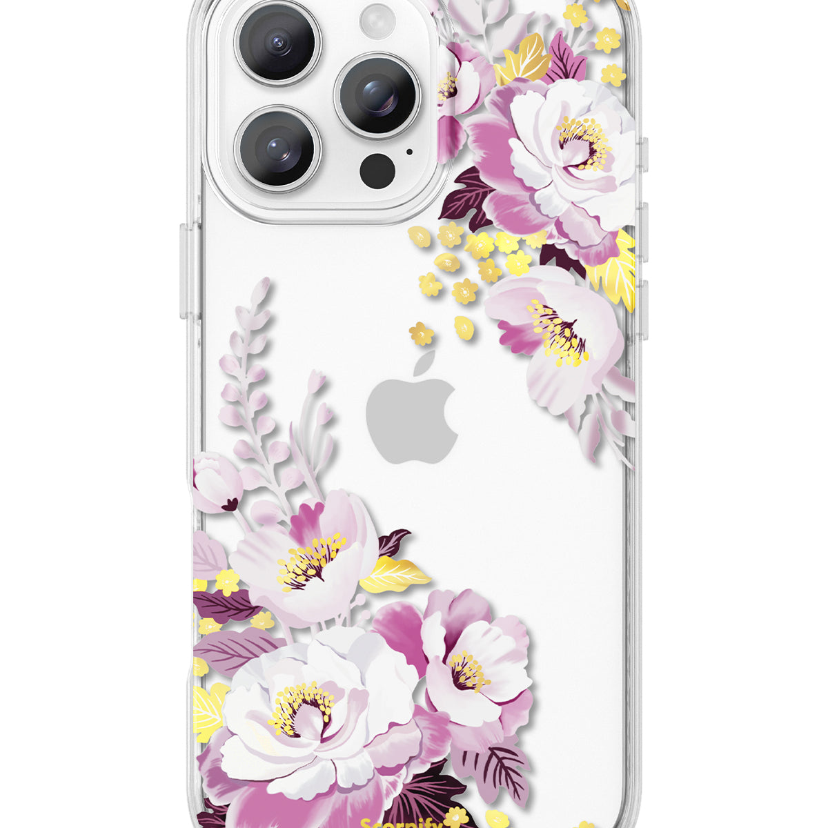 Purple Peony iPhone Case