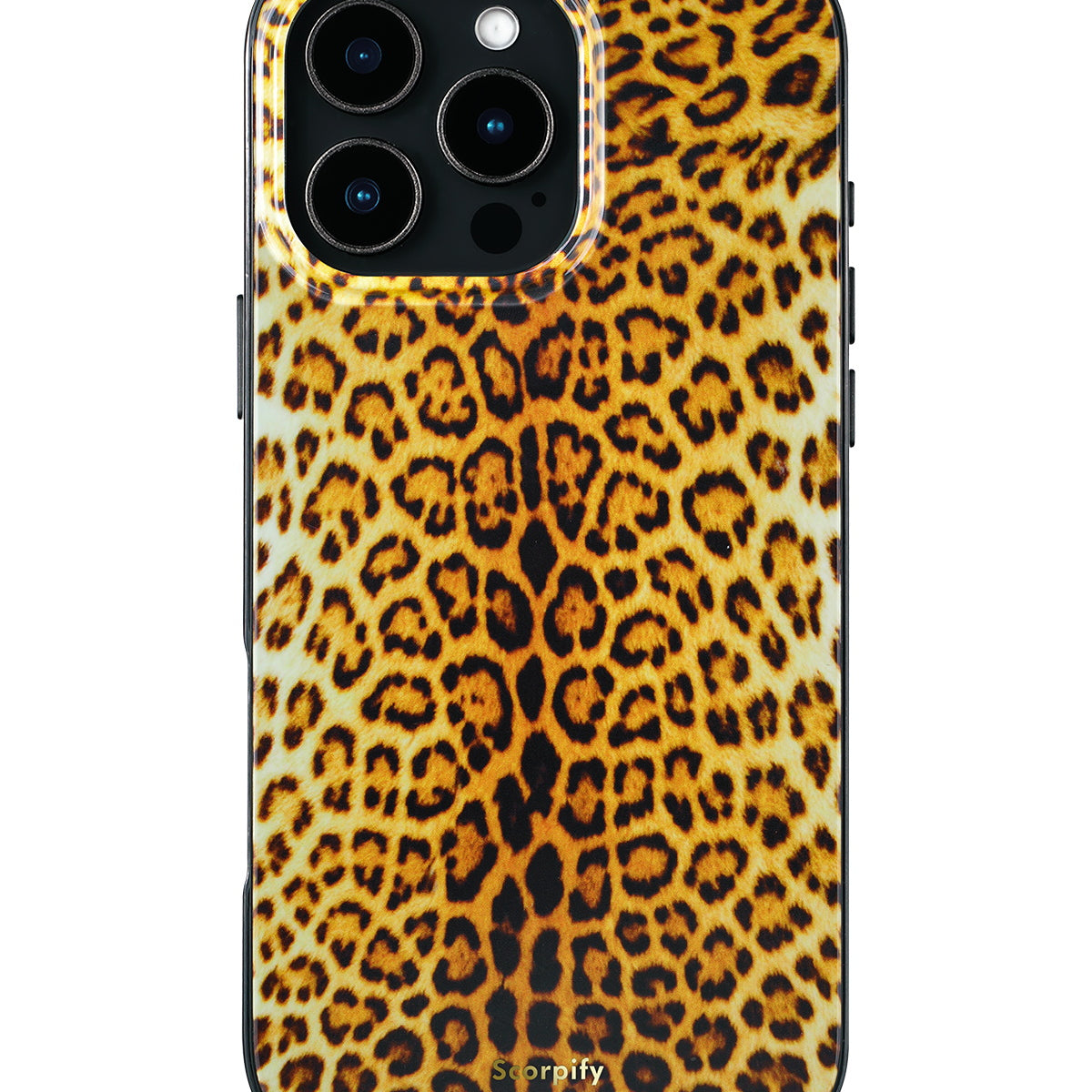 Gold Leopard Print Magnetic iPhone Case