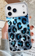 Deep Blue iPhone 17 Case Featuring Smooth Reflective Texture