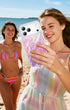 Stylish Mother Of Pearl Phone Case Highlighting Subtle Glow