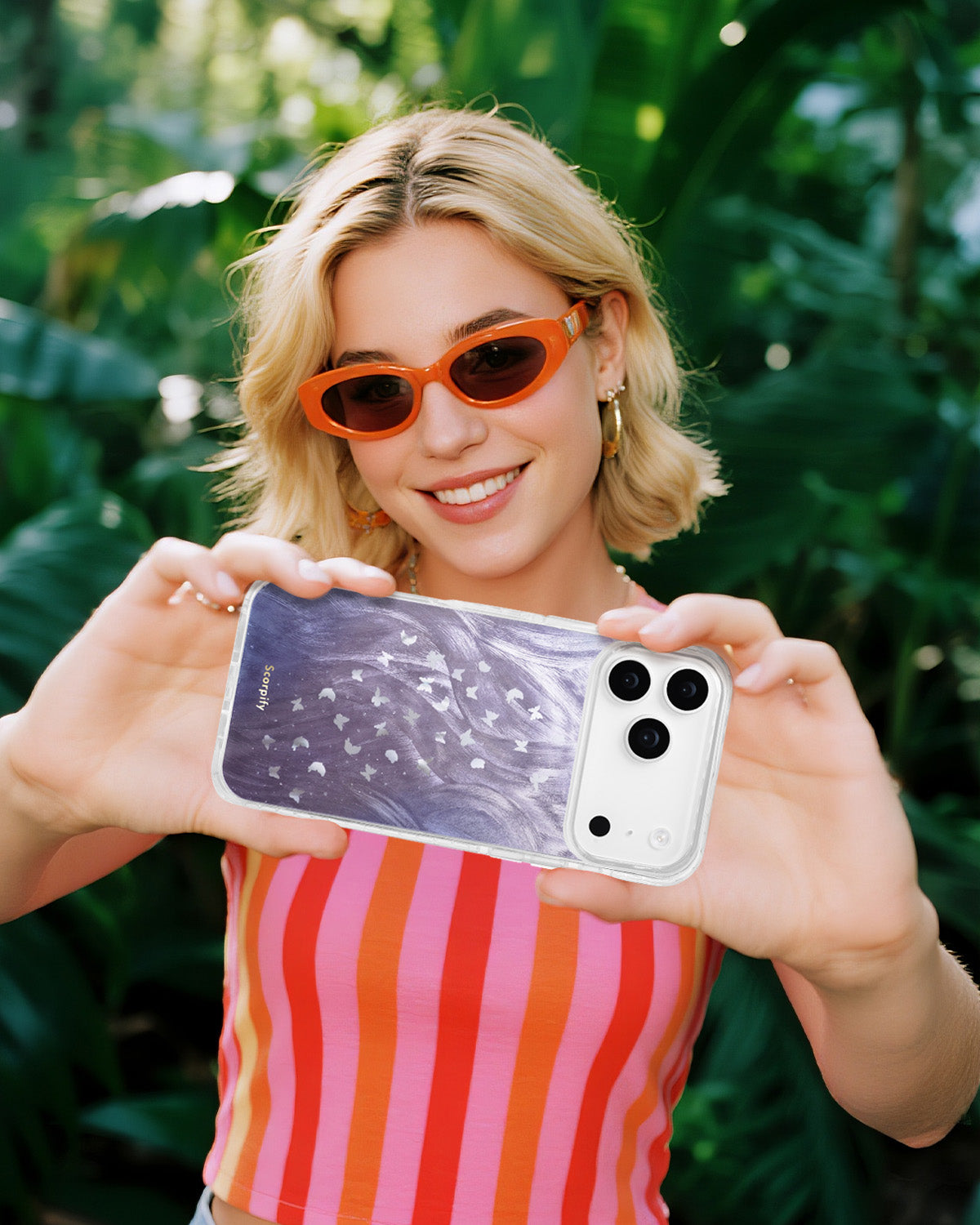 Gradient Phone Case With Soft Purple Tone Transition