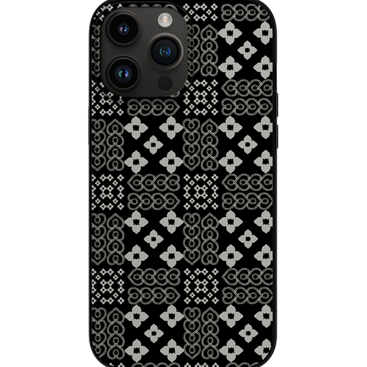 Black Heart Flower Magnetic iPhone Case