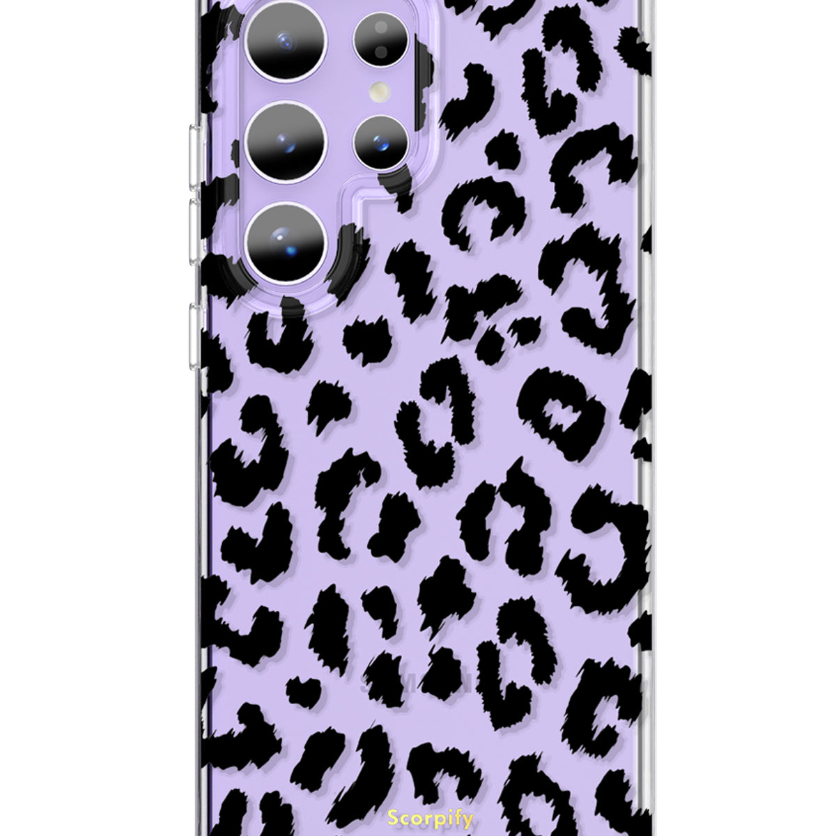 Black Transparent Leopard Samsung Galaxy Case