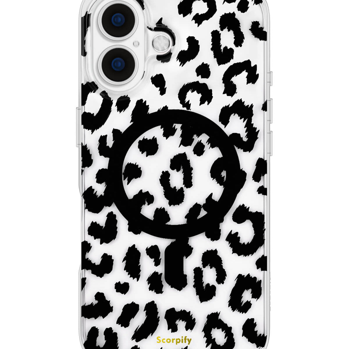 Durable leopard print iPhone 17 case MagSafe ready
