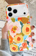 Elegant flower phone case with heronsbill design