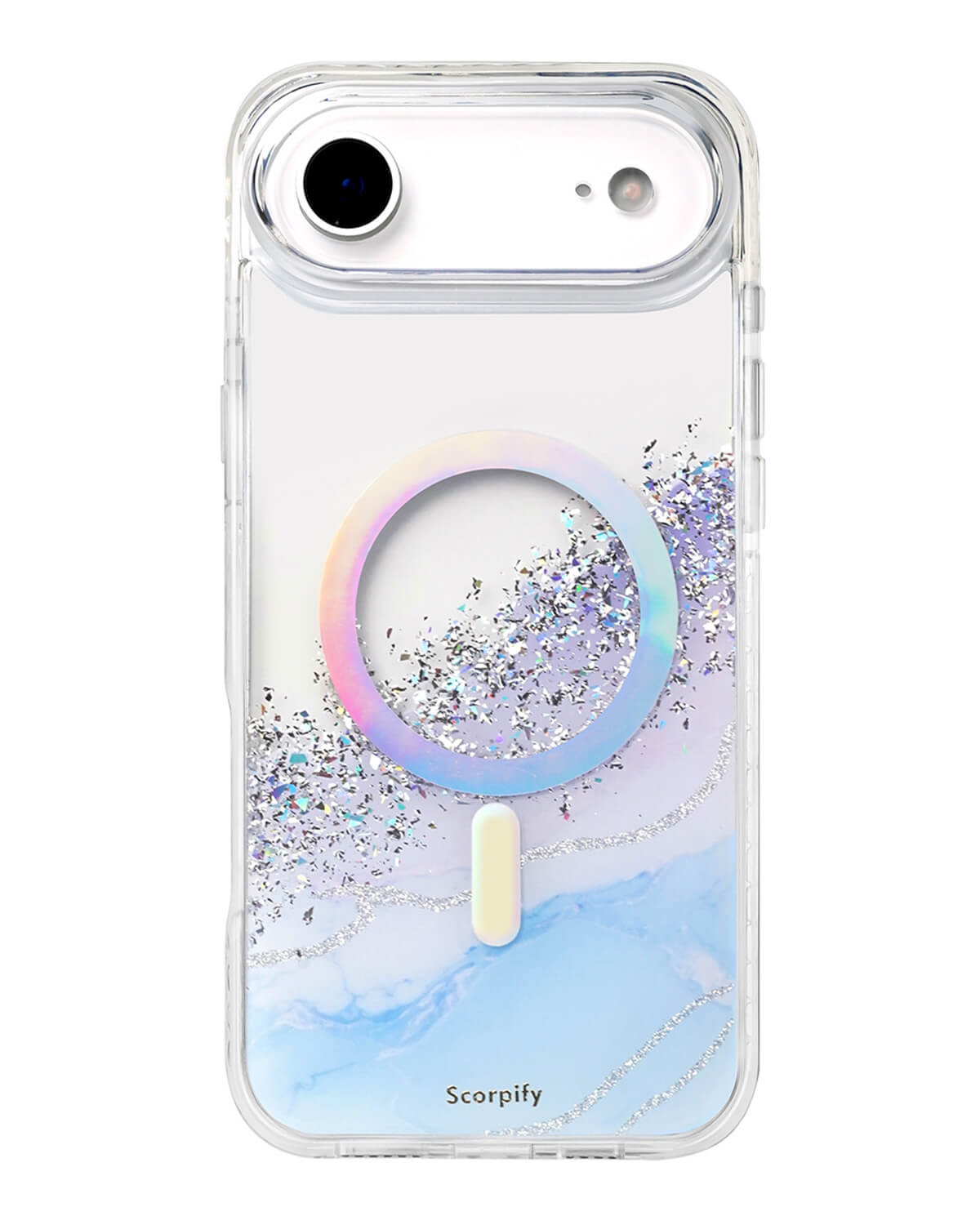 Sleek Resin Phone Case With Transparent Gloss Finish Look