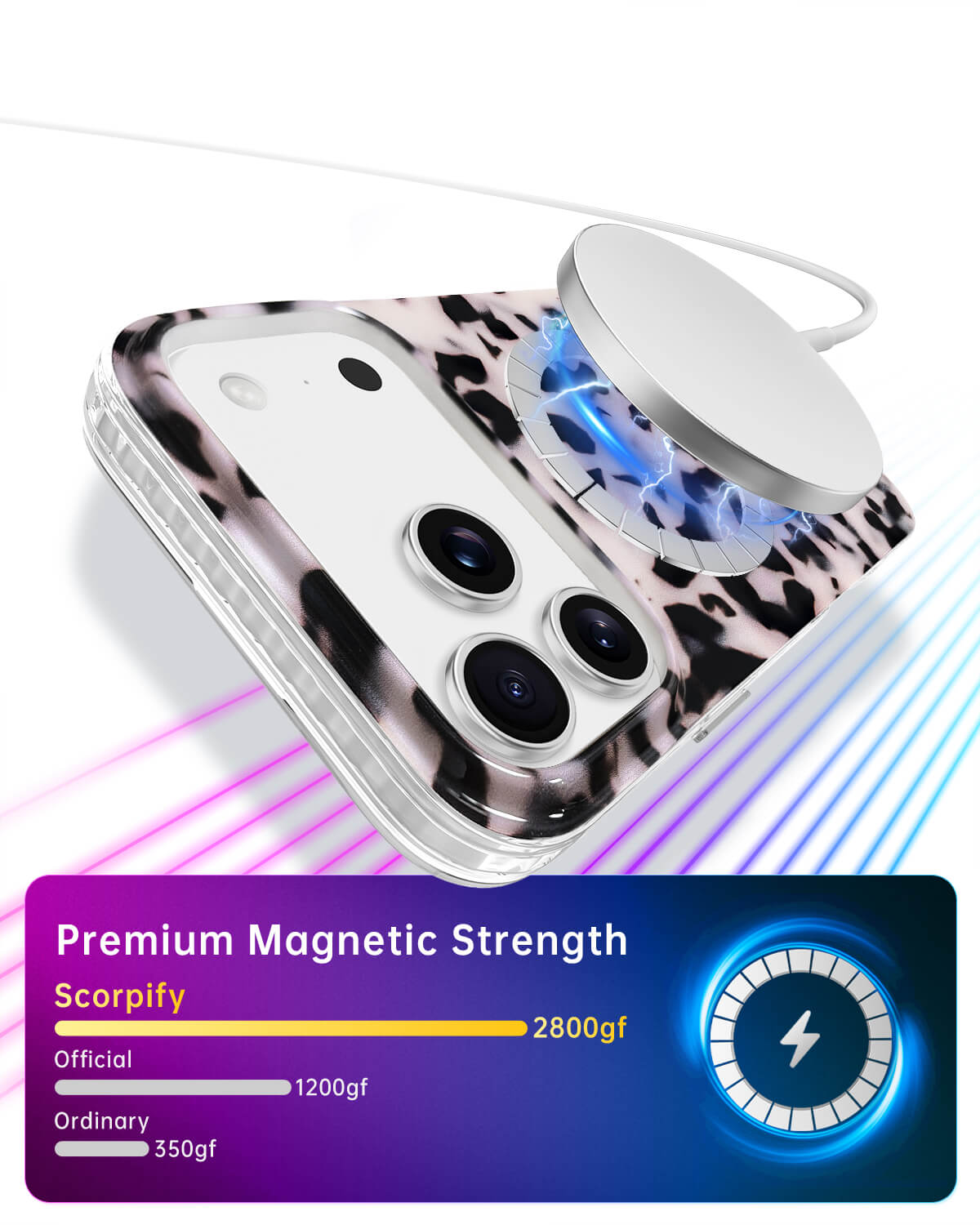 Protective tortoise shell phone case for iPhone 17