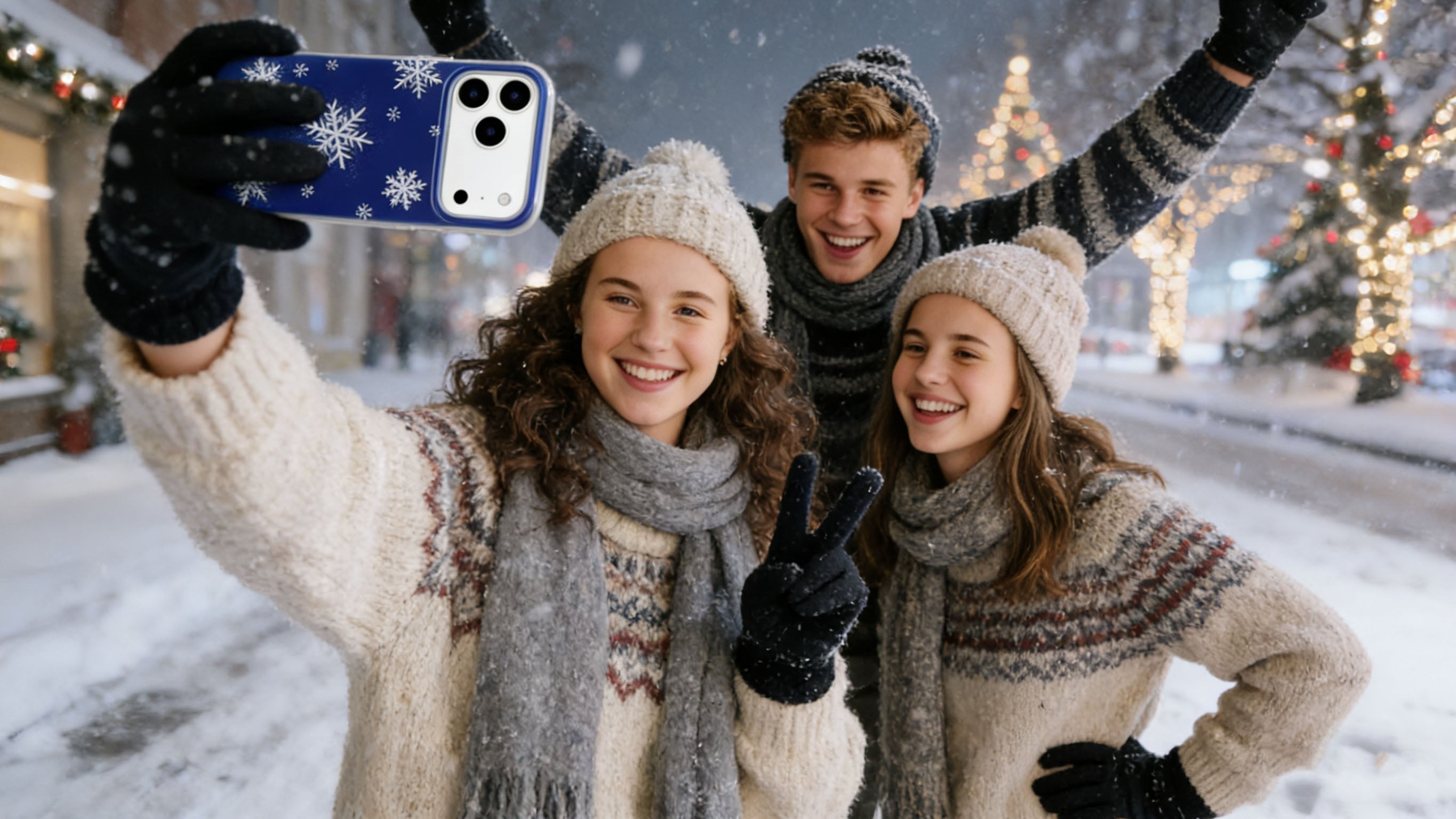 Scorpify Blue Frosted Night iPhone 17 Case