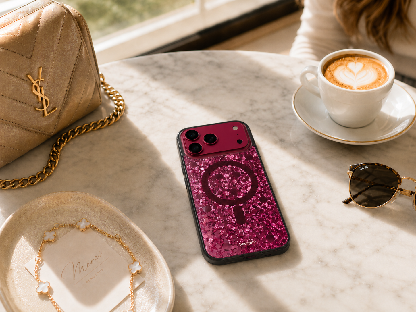 iPhone 18 sequin phone case