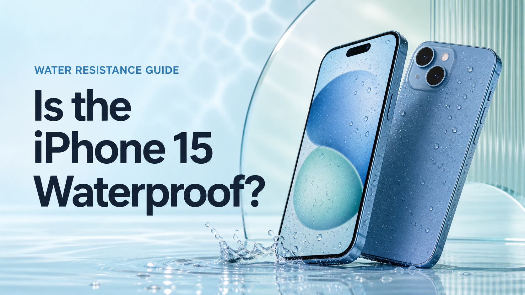 Is the iPhone 15 Waterproof?