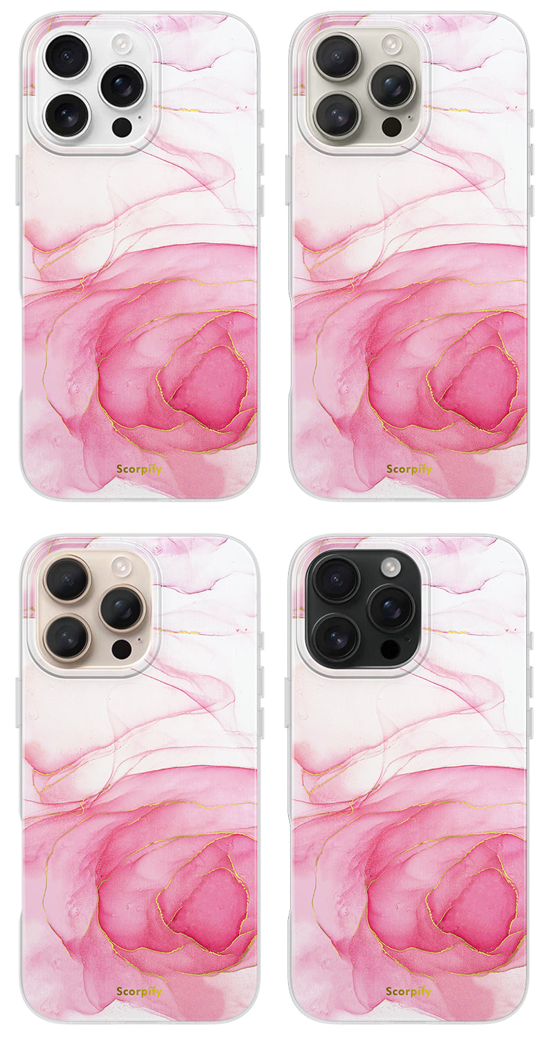Pink Rose Magnetic iPhone Case
