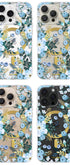 Blue Nemophila Floral Phone Case With Subtle Magnetic Fit