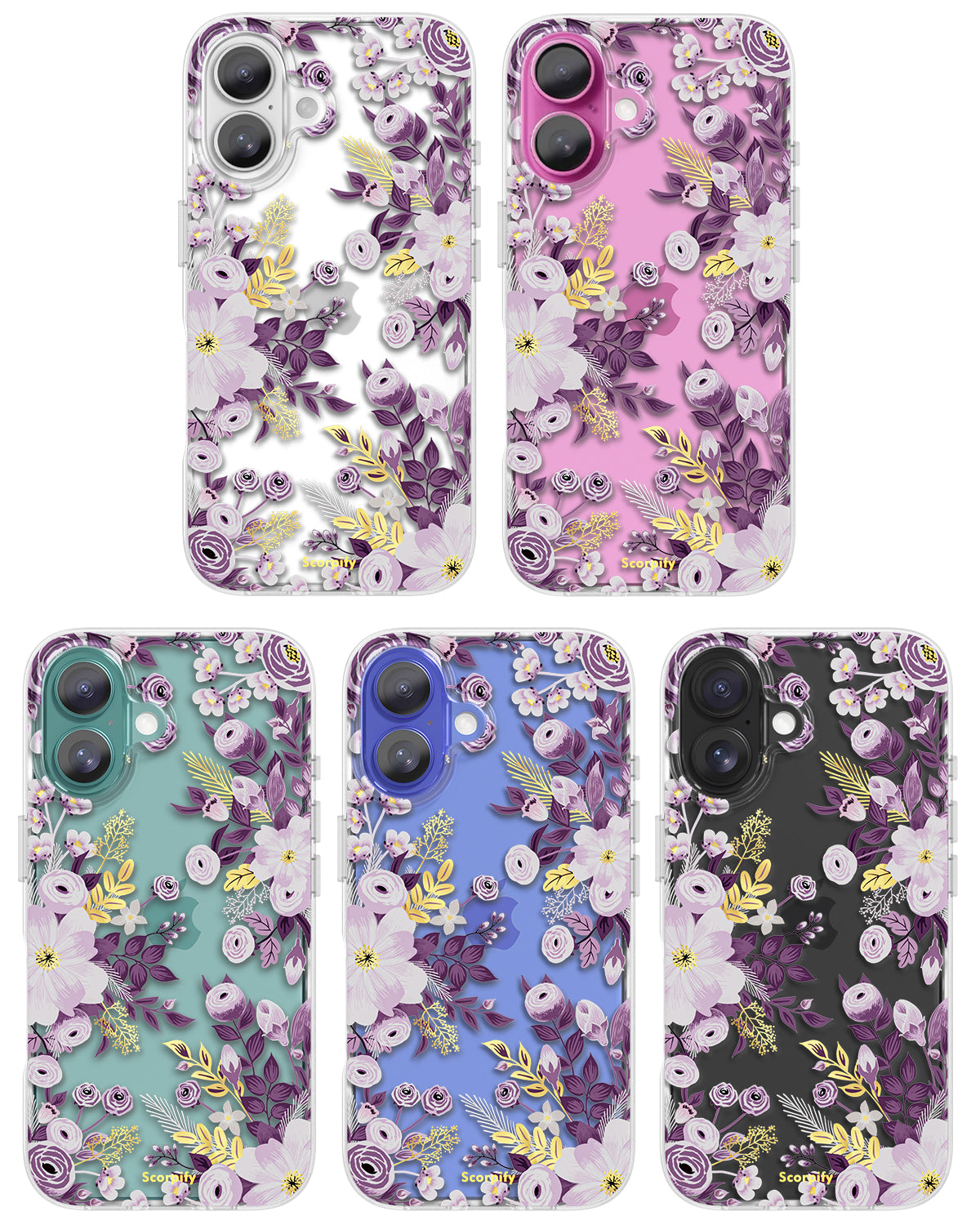 Purple Nemophila iPhone Case