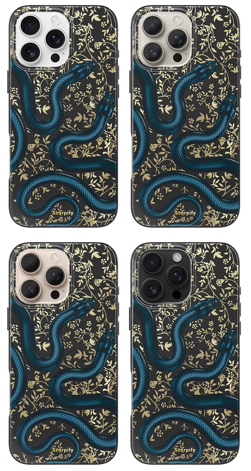 Double Snake Magnetic iPhone Case