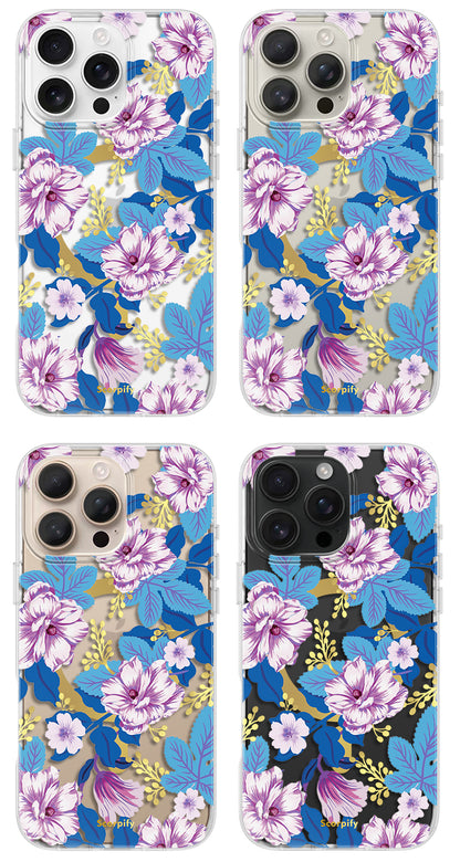 Purple Hibiscus Magnetic iPhone Case