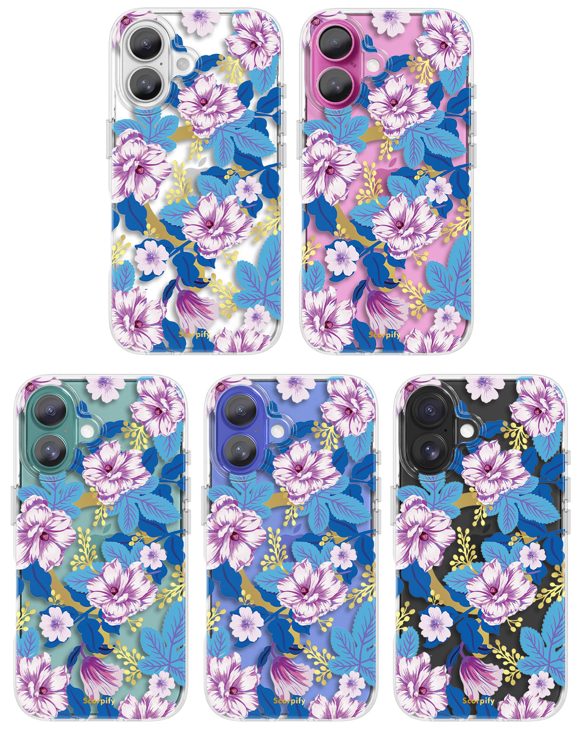 Purple Hibiscus Magnetic iPhone Case