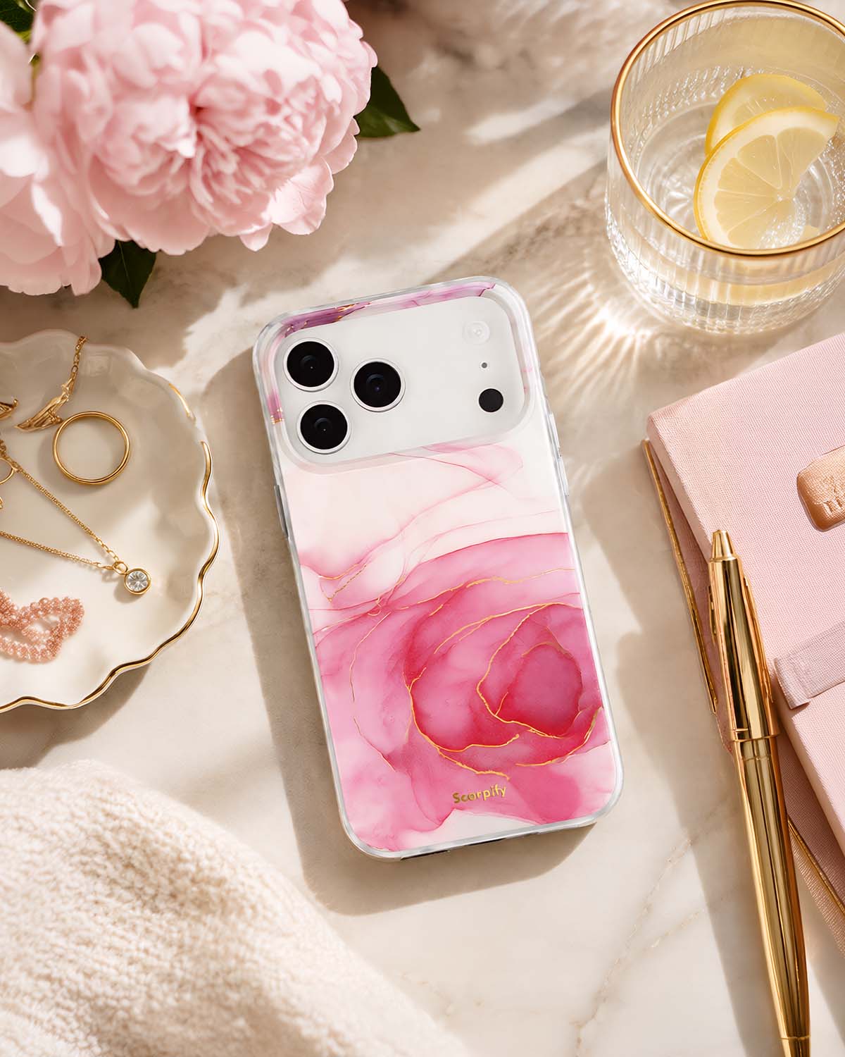 Pink Rose MagSafe iPhone Case