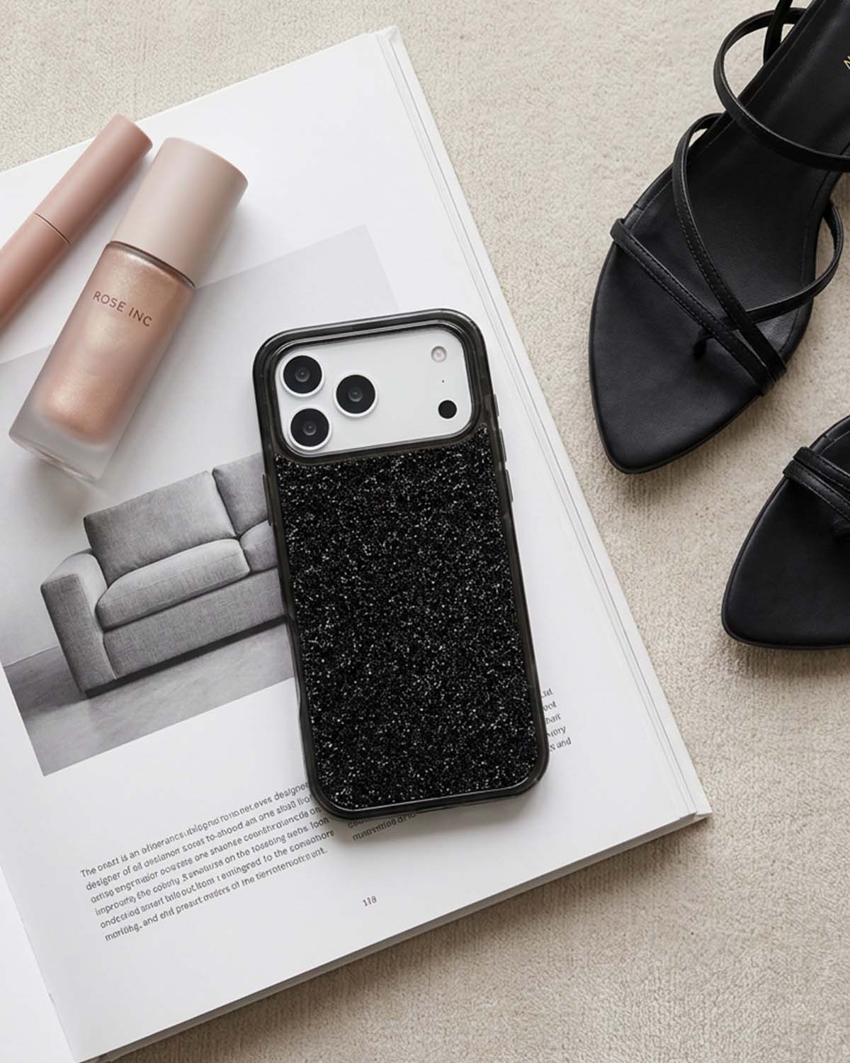 Noir Crystal Radiance MagSafe iPhone Case