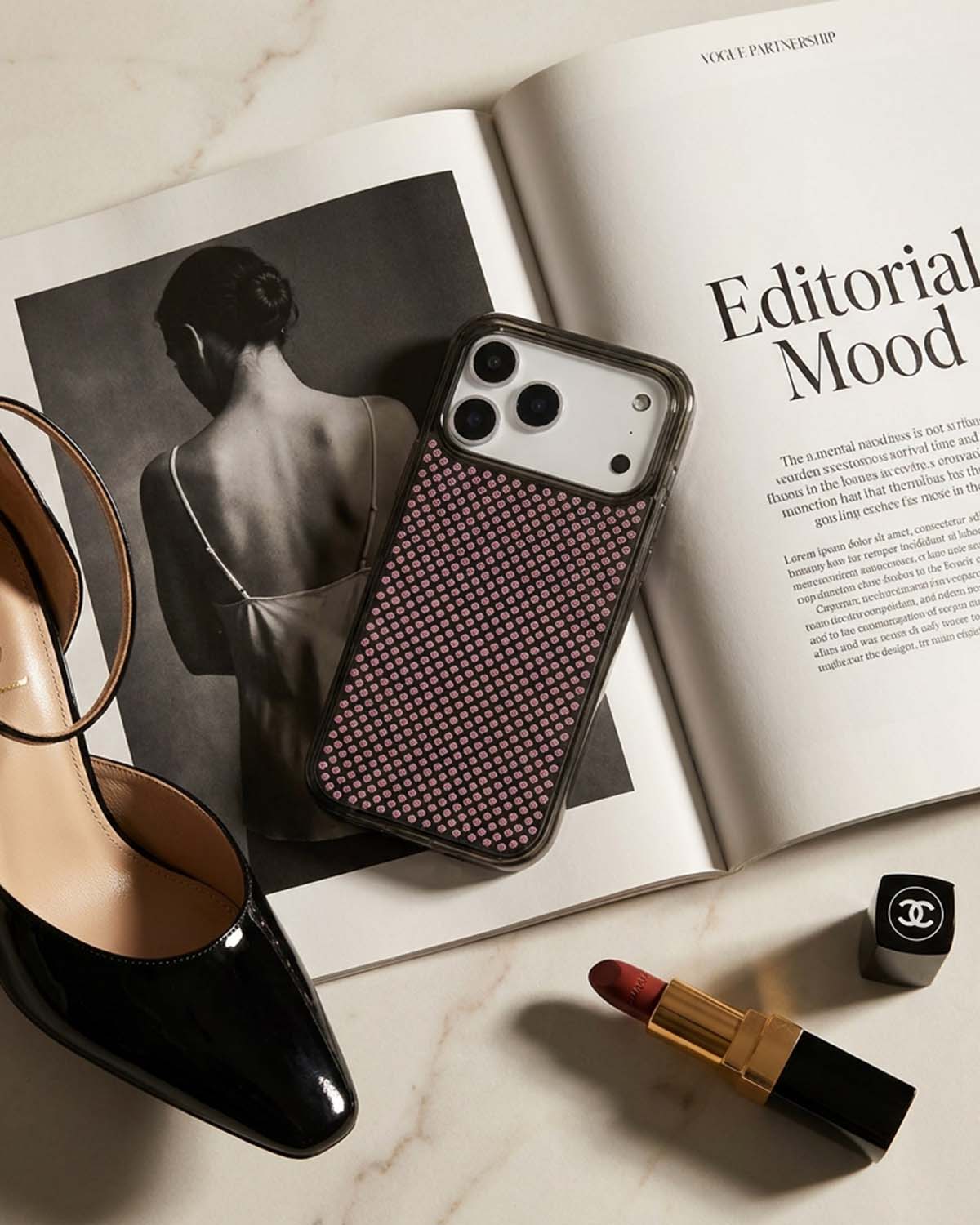 Pink Diamond Lustre iPhone Case