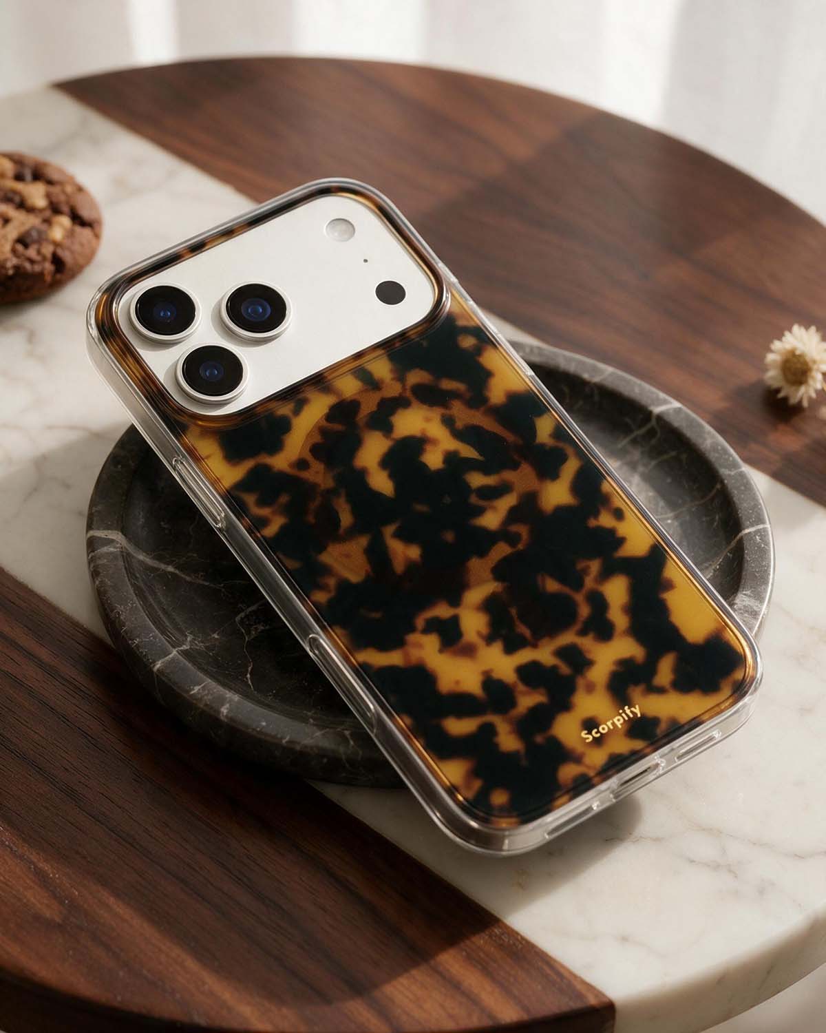 Brown Tortoise Shell MagSafe iPhone Case