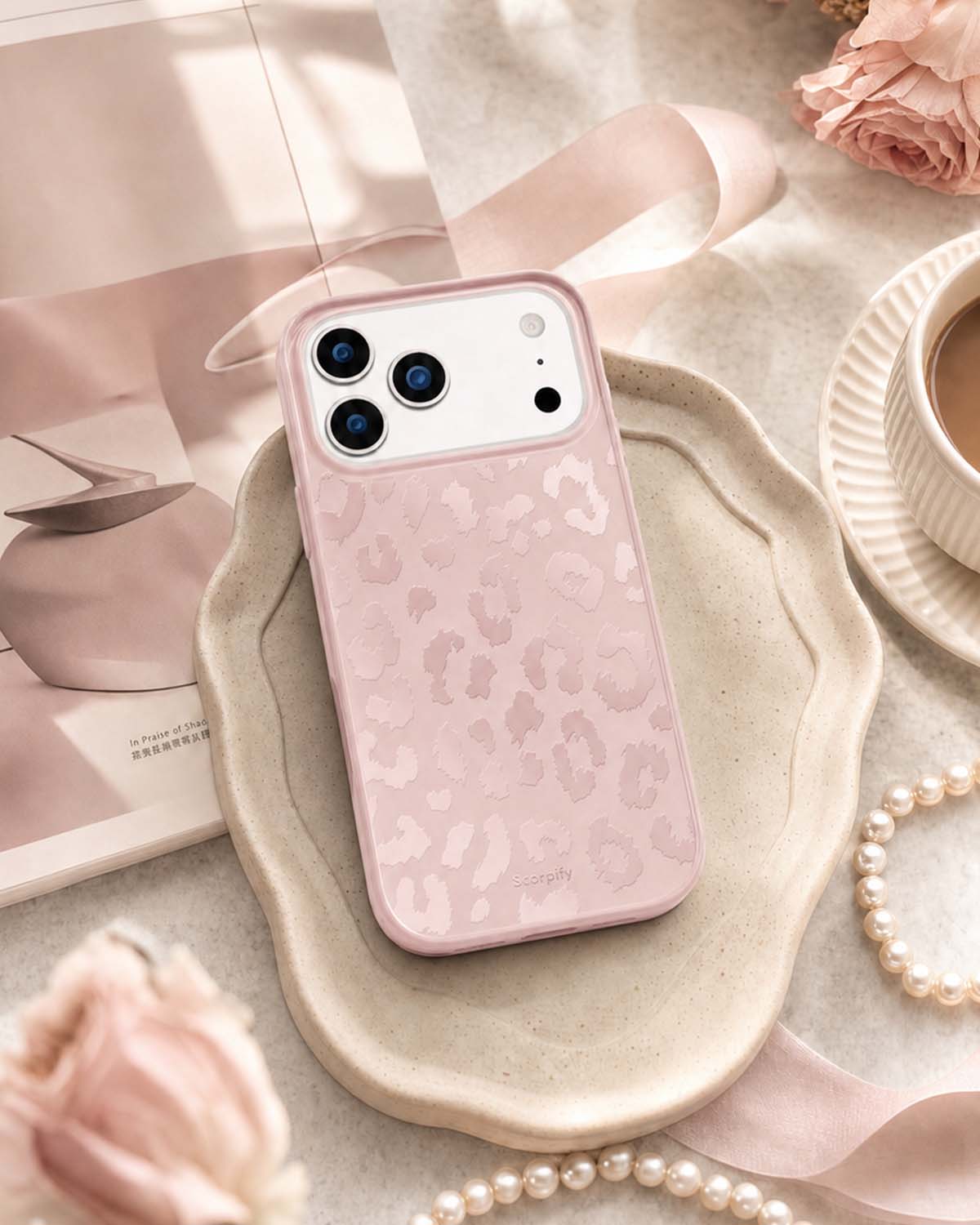 Nude Leopard MagSafe iPhone Case