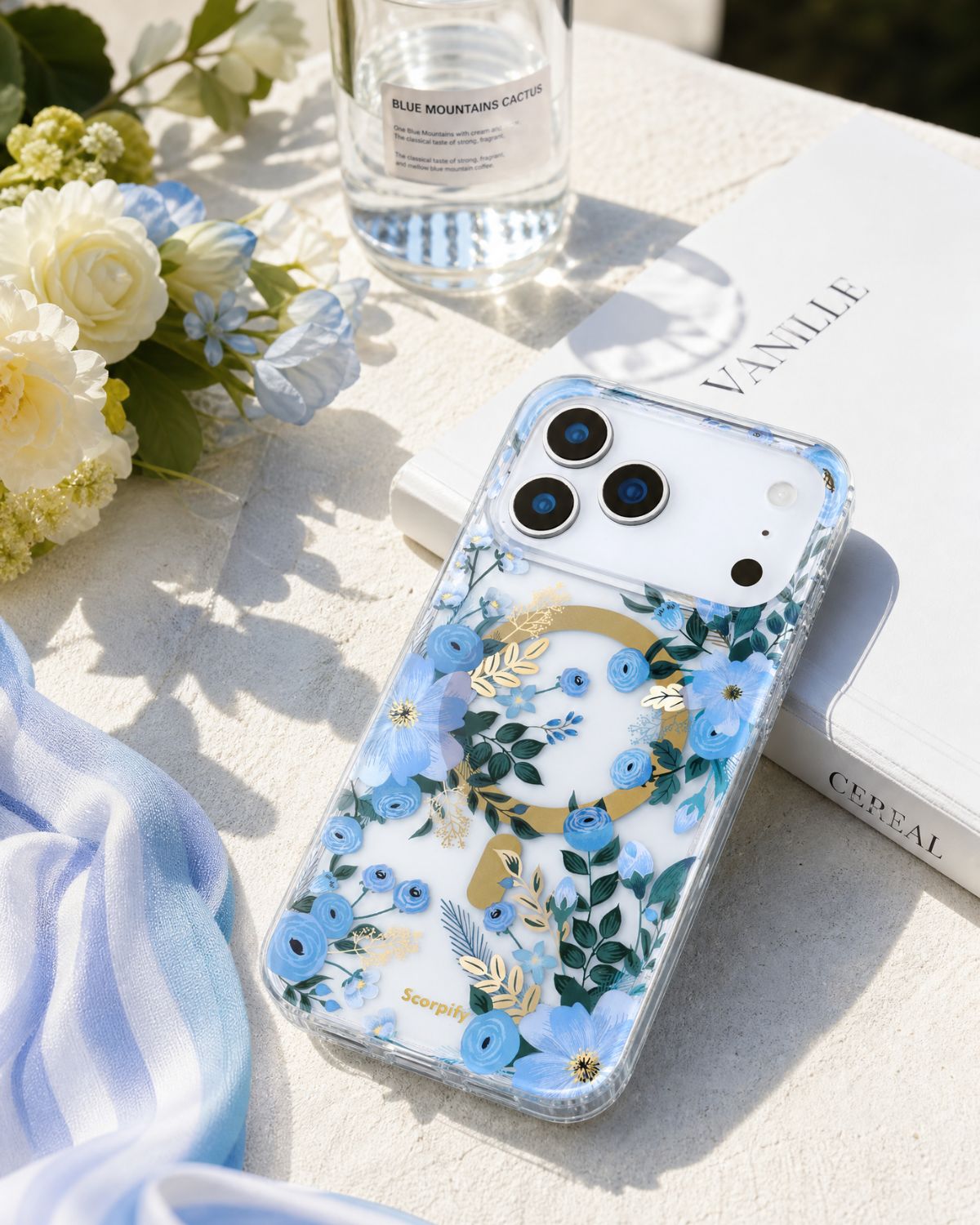 Blue Nemophila MagSafe iPhone Case