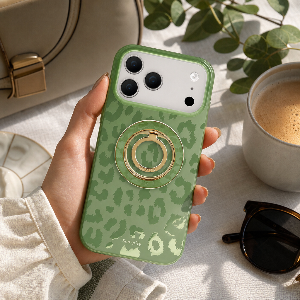 Moss Leopard MagSafe Ring Holder
