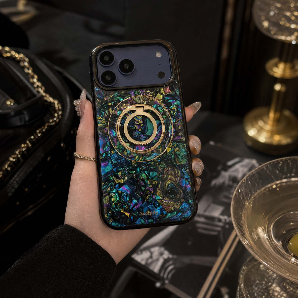 Gleam Mystic Abalone MagSafe Ring Holder