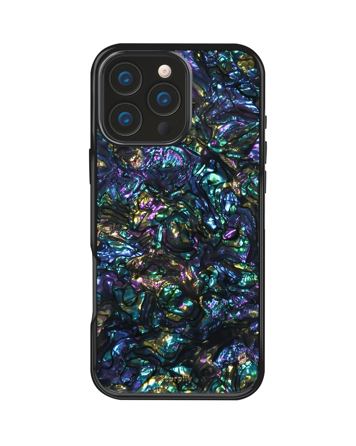 Black iPhone Case With Smooth Polished Surface Texture