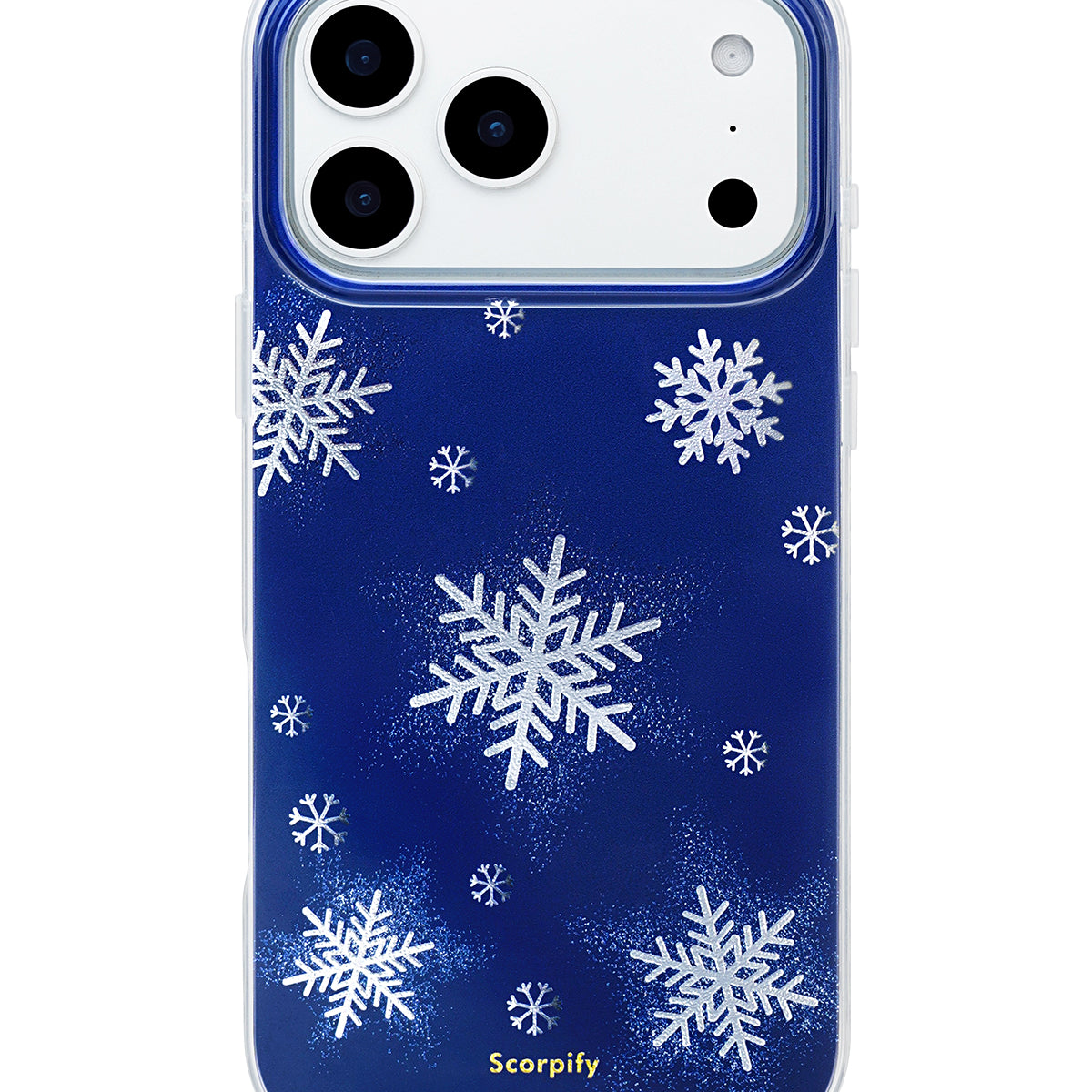 Gleam Frosted Night blue MagSafe iPhone case sparkle design