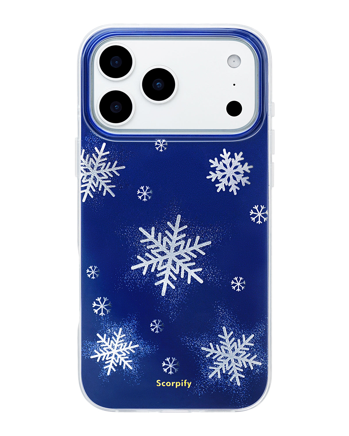Gleam Frosted Night blue MagSafe iPhone case sparkle design