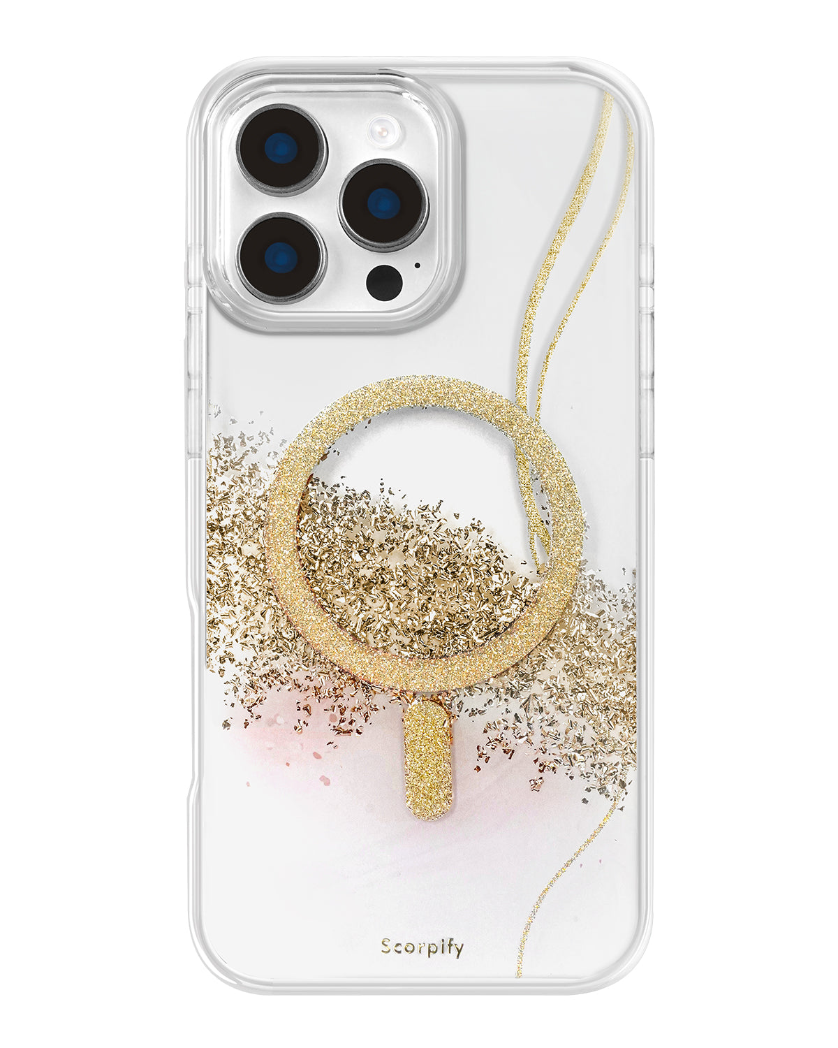Glitter iPhone Case With Subtle Sparkle Reflective Surface