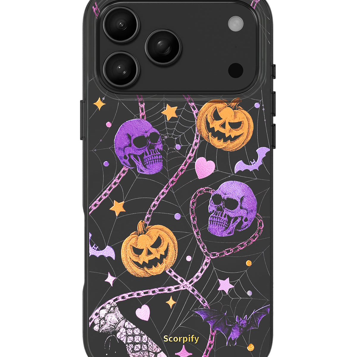 Gleam Haunted Pumpkin MagSafe iPhone Case