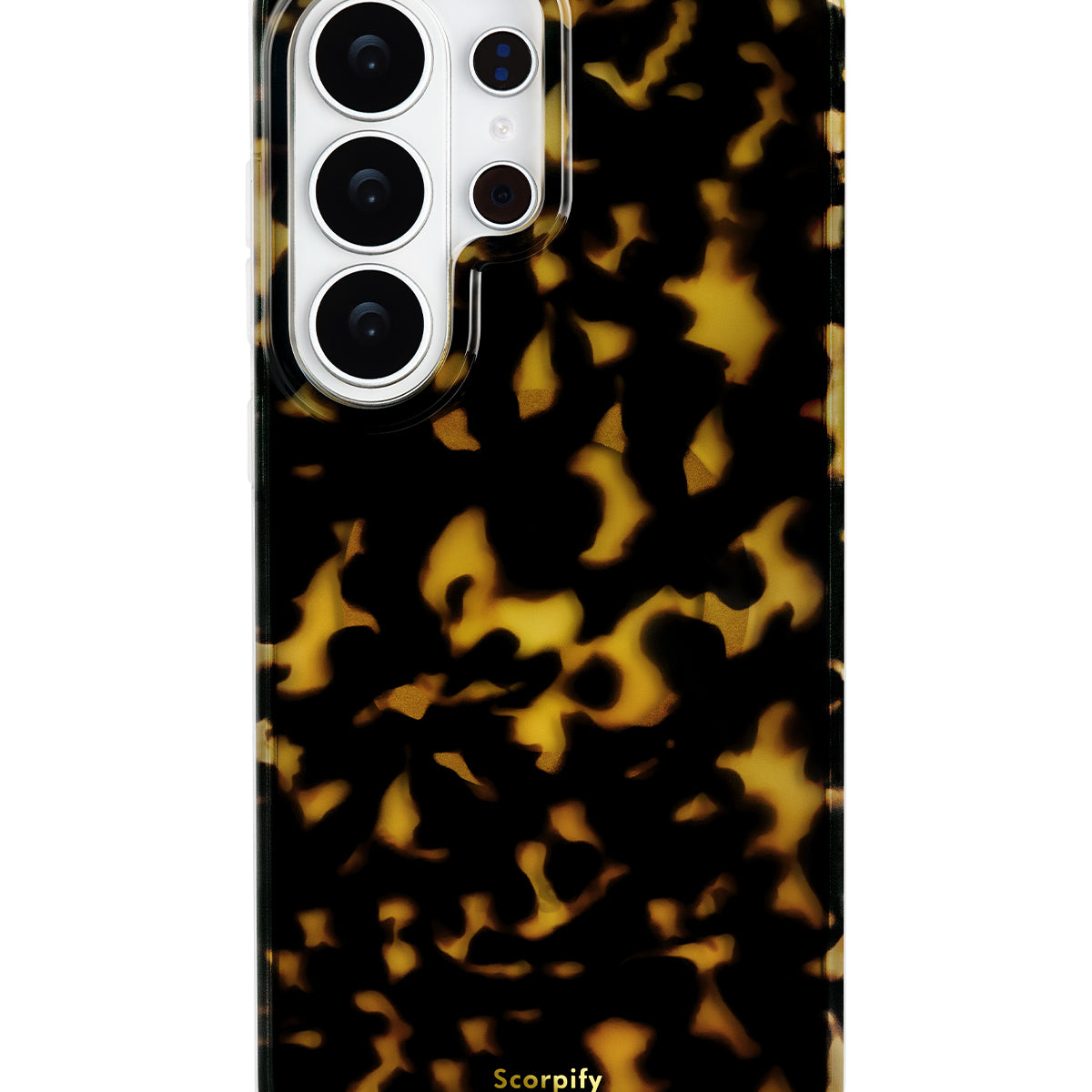 Dark Brown Tortoise Shell MagSafe Samsung Galaxy Case front view