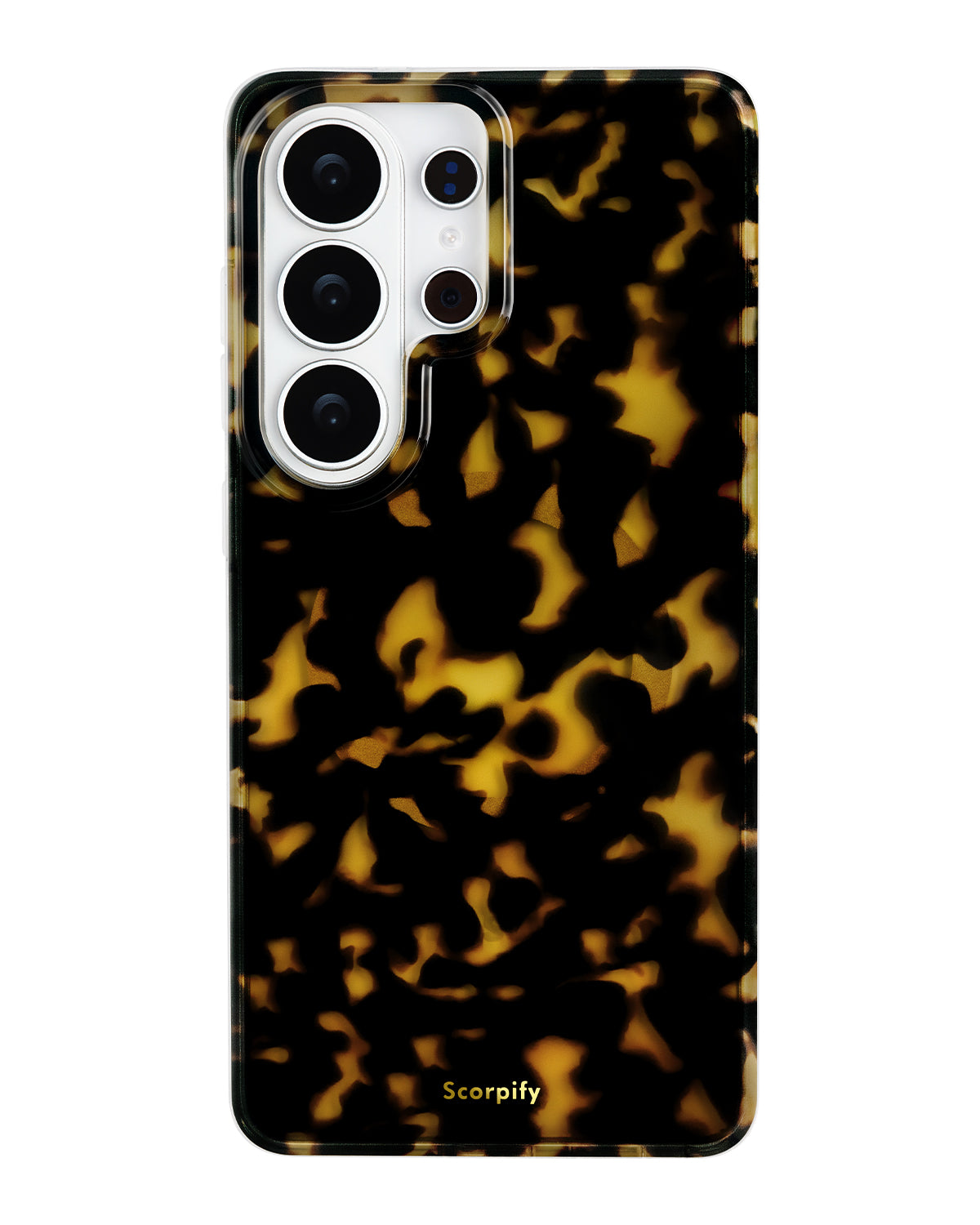 Dark Brown Tortoise Shell MagSafe Samsung Galaxy Case front view