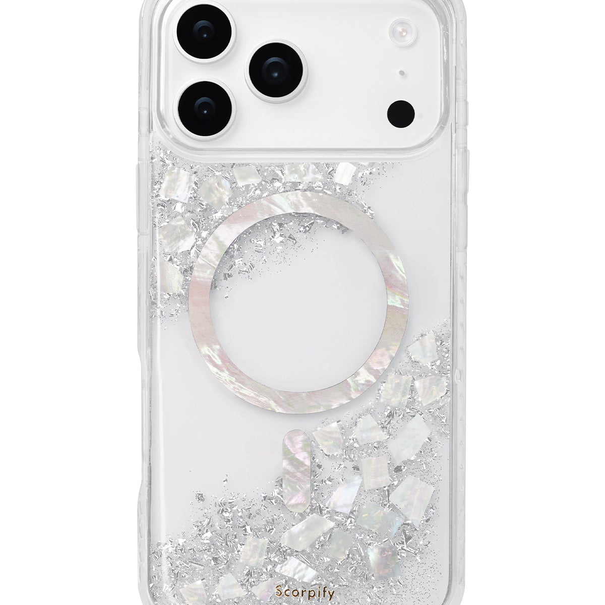 Pearl luster iPhone case with MagSafe compatibility
