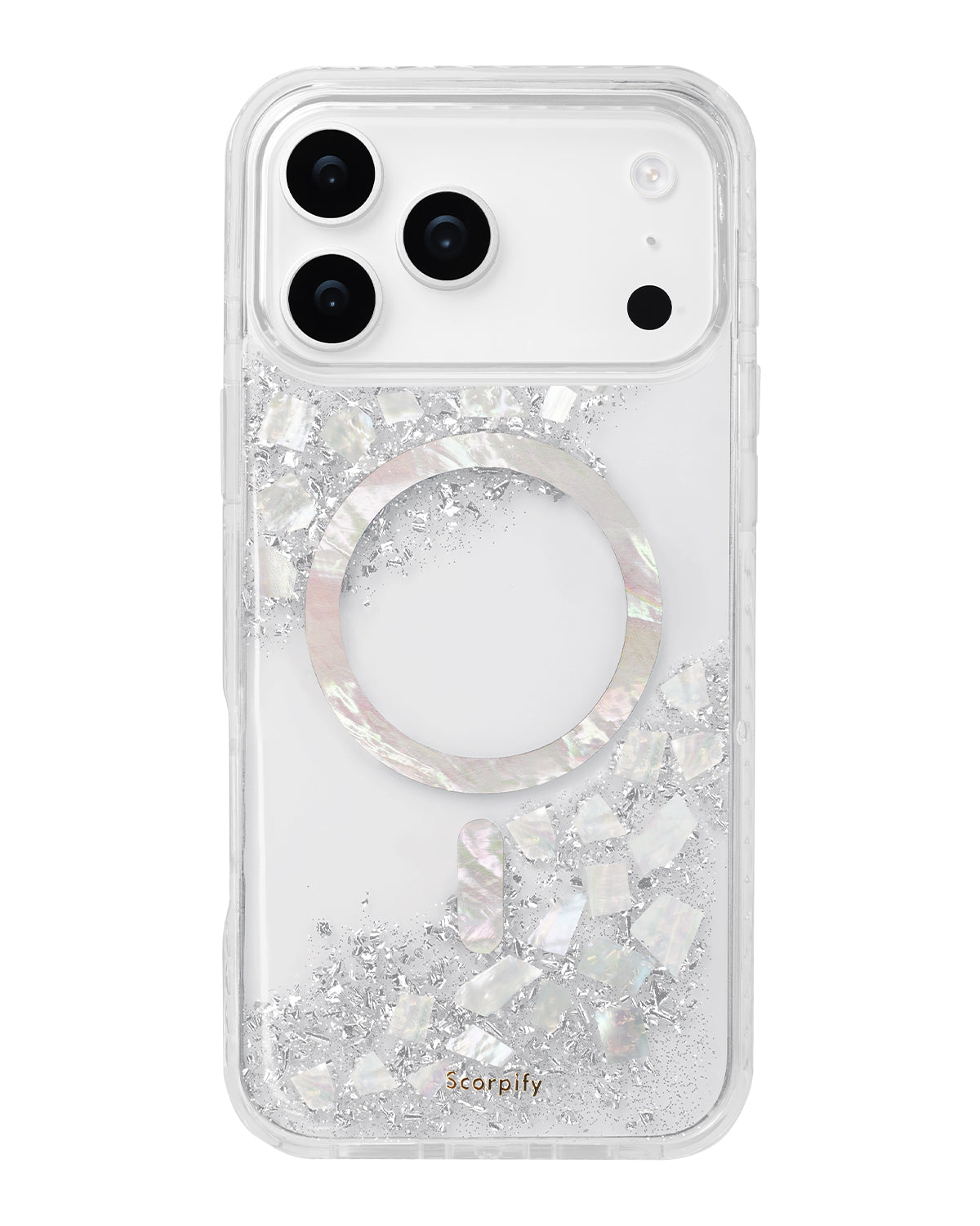 Pearl luster iPhone case with MagSafe compatibility