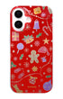 Elegant red iPhone case with magnetic fit