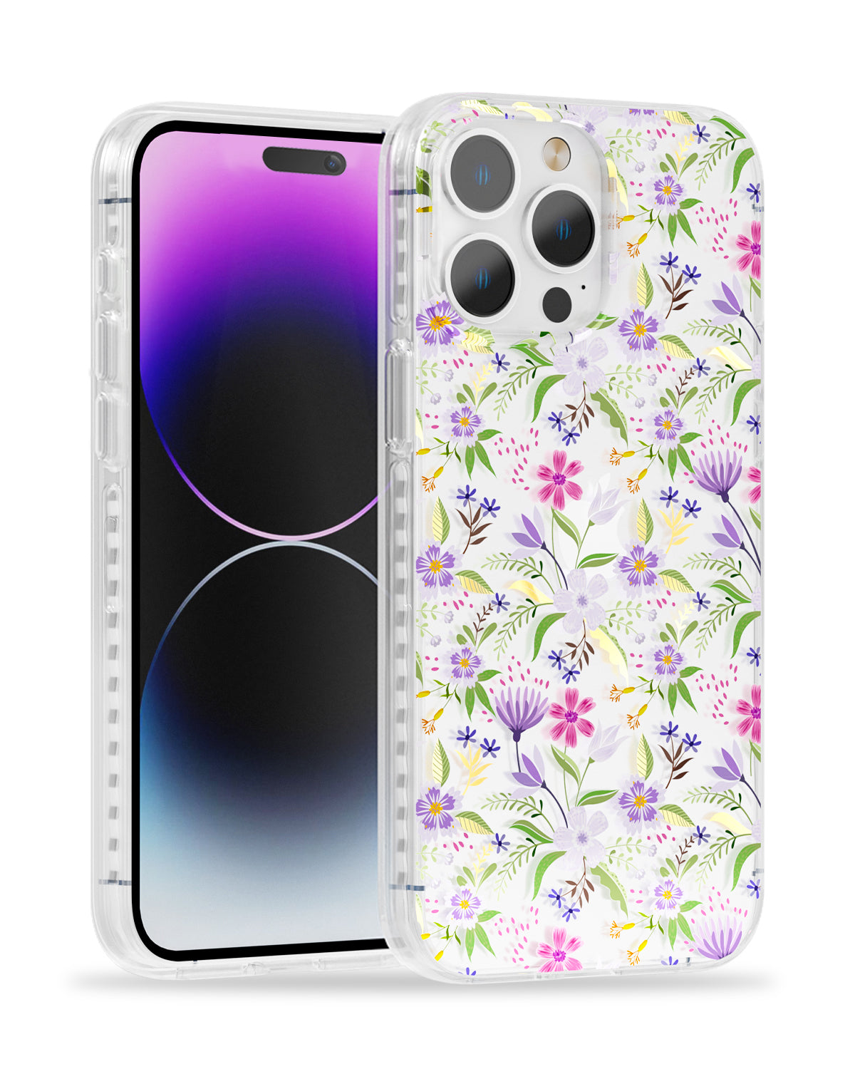 Purple Cherry Blossom iPhone Case
