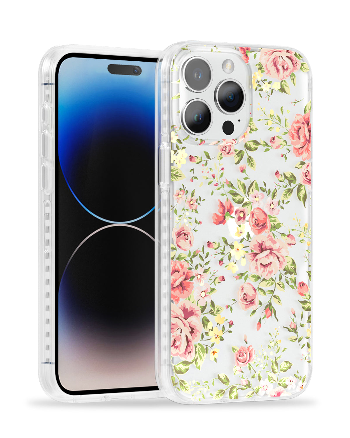 Trendy Floral Phone Case Featuring Soft Country Rose Print