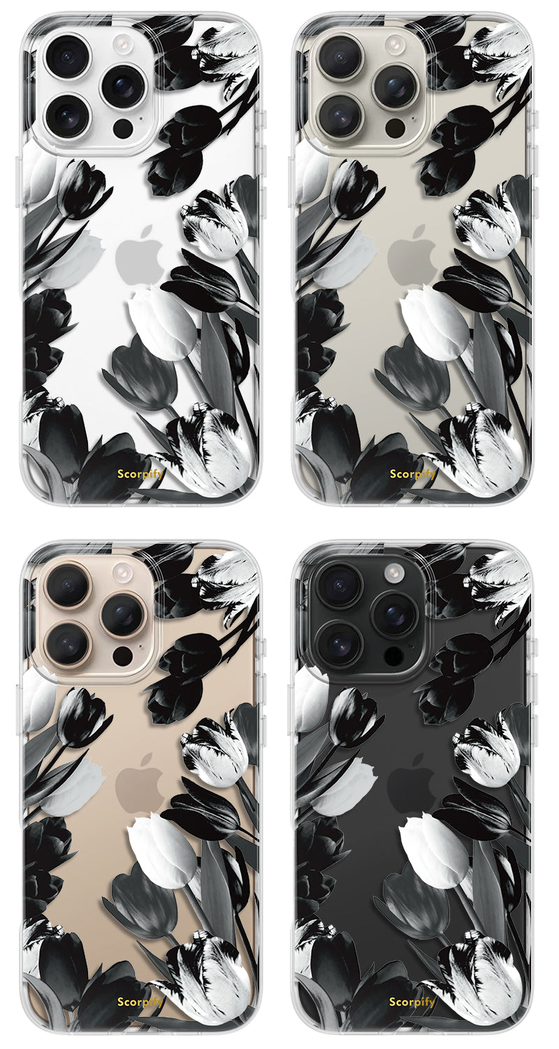 Black Tulip iPhone Case