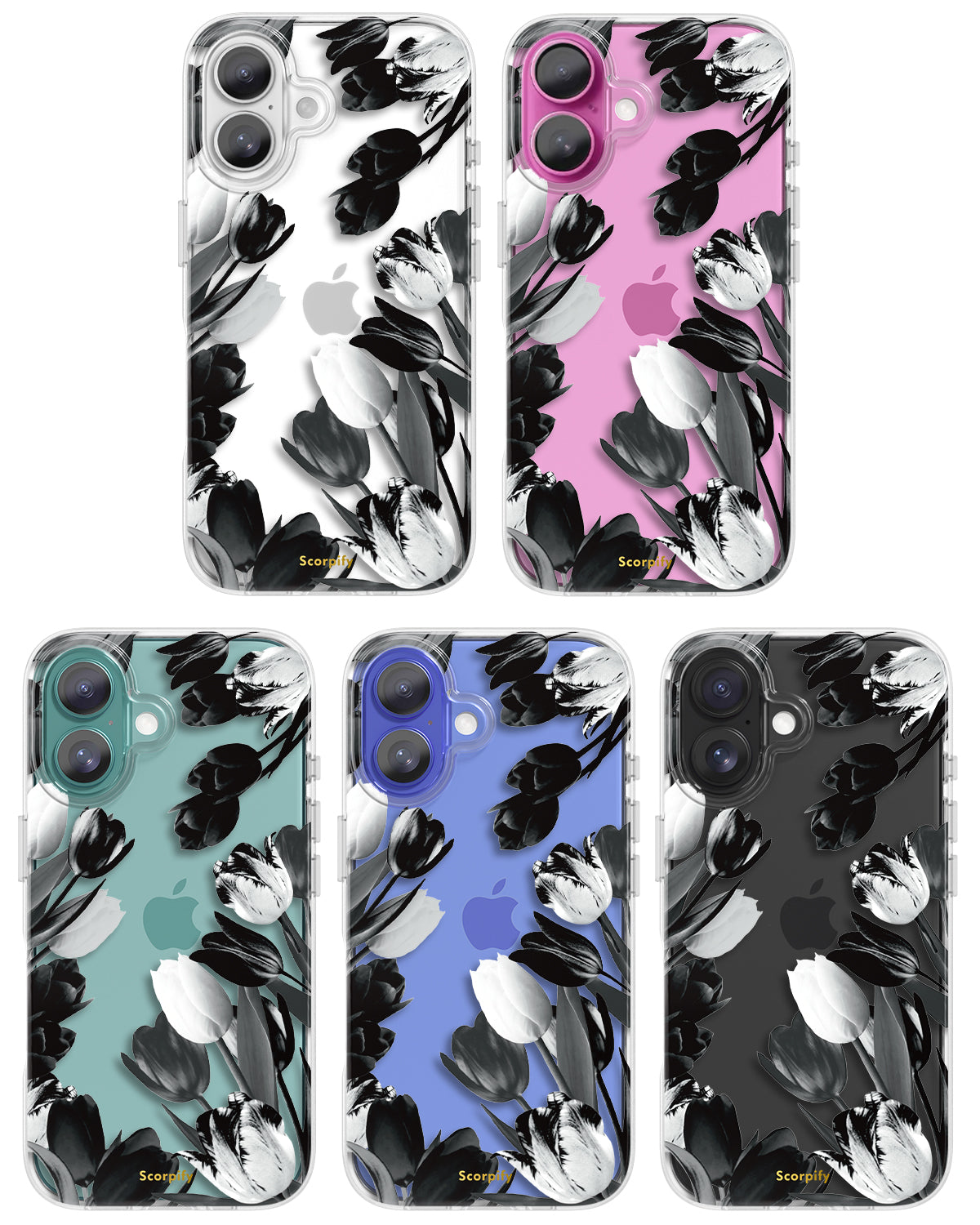 Black Tulip iPhone Case
