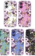 Purple Hibiscus Rose iPhone Case With Clear Floral Accents
