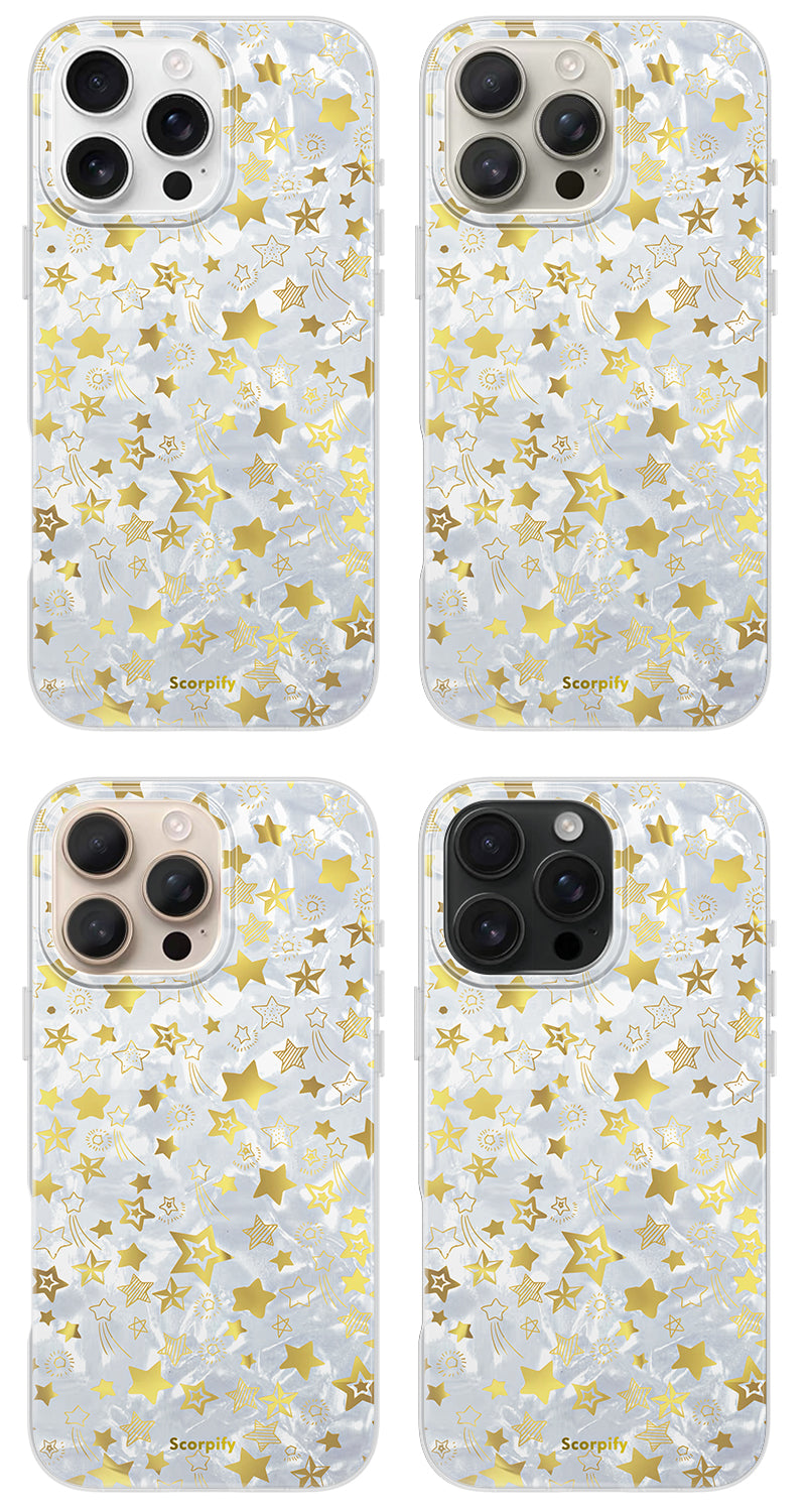 Shining Pearl Star Magnetic iPhone Case